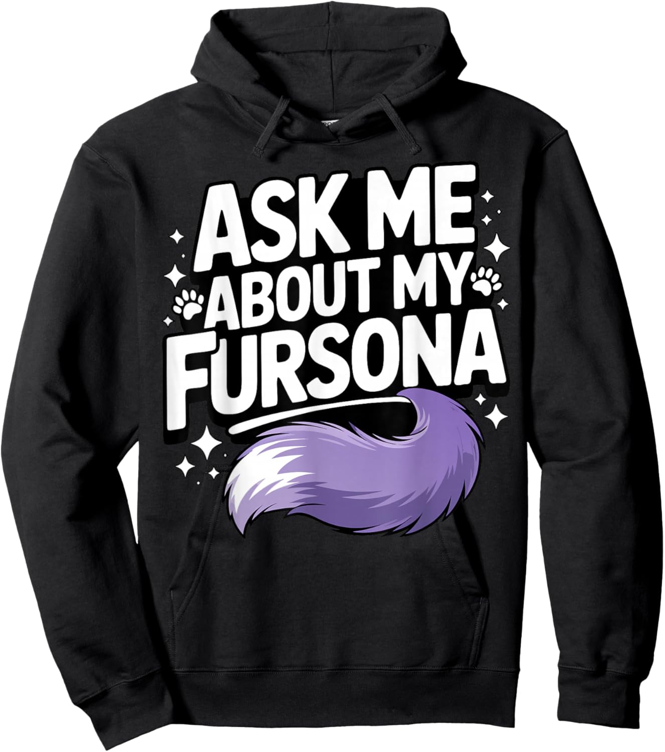 Fursonas Furry Fandom Animal Cosplay Hoodie - Hoodie | Black