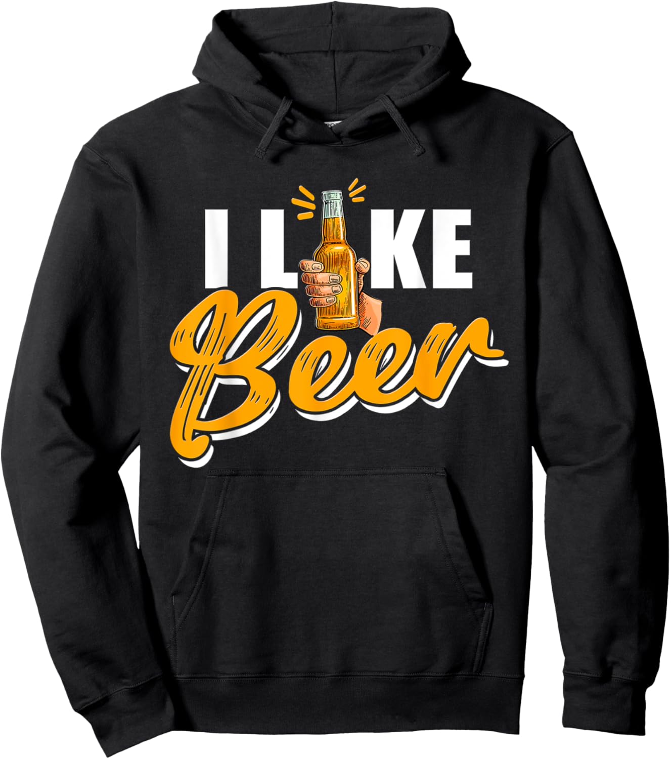 I Like Beer Lover Drinking Beers Drink Beer Hoodie - Hoodie | Black