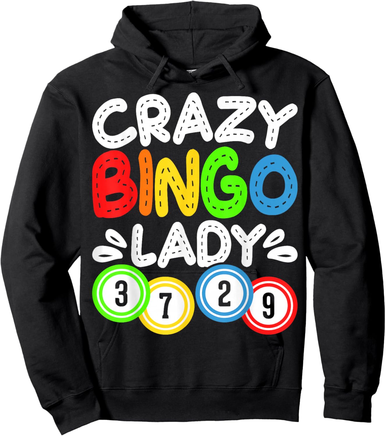 Bingo Player Design Bingo Caller Gambling Bingo Lover Hoodie - Hoodie | Black