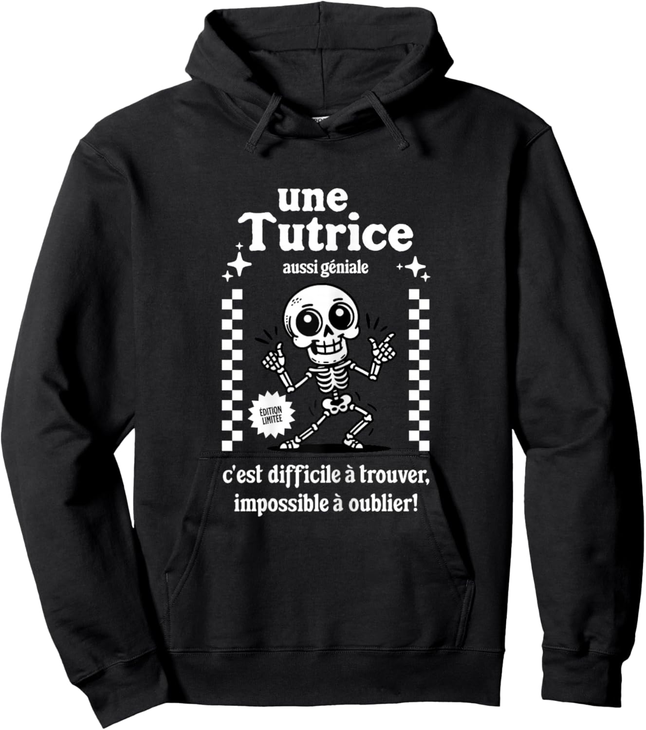 Cadeau Tutrice de Stage Remerciement Tutrice Alternance Hoodie - Hoodie | Black