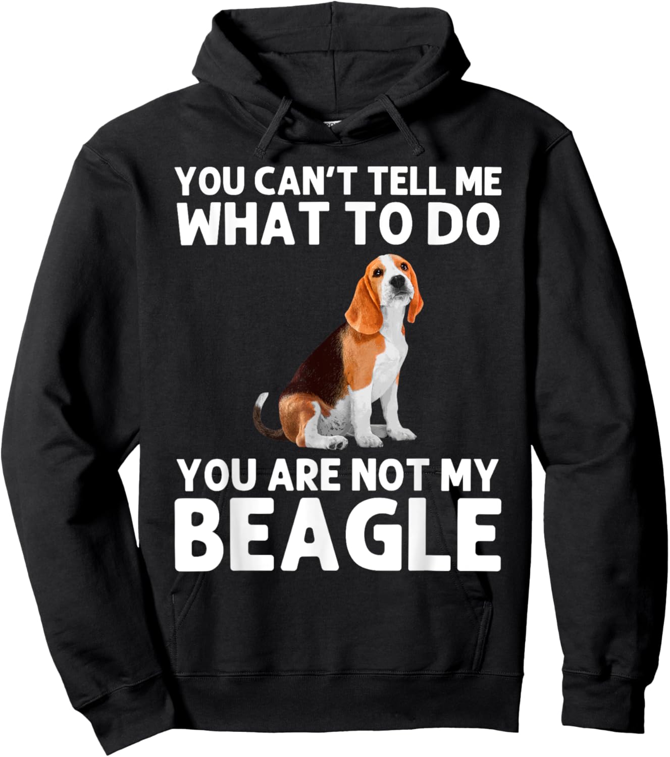 Funny Beagle Design Women Hound Beagle Dog Lovers Hoodie - Hoodie | Black
