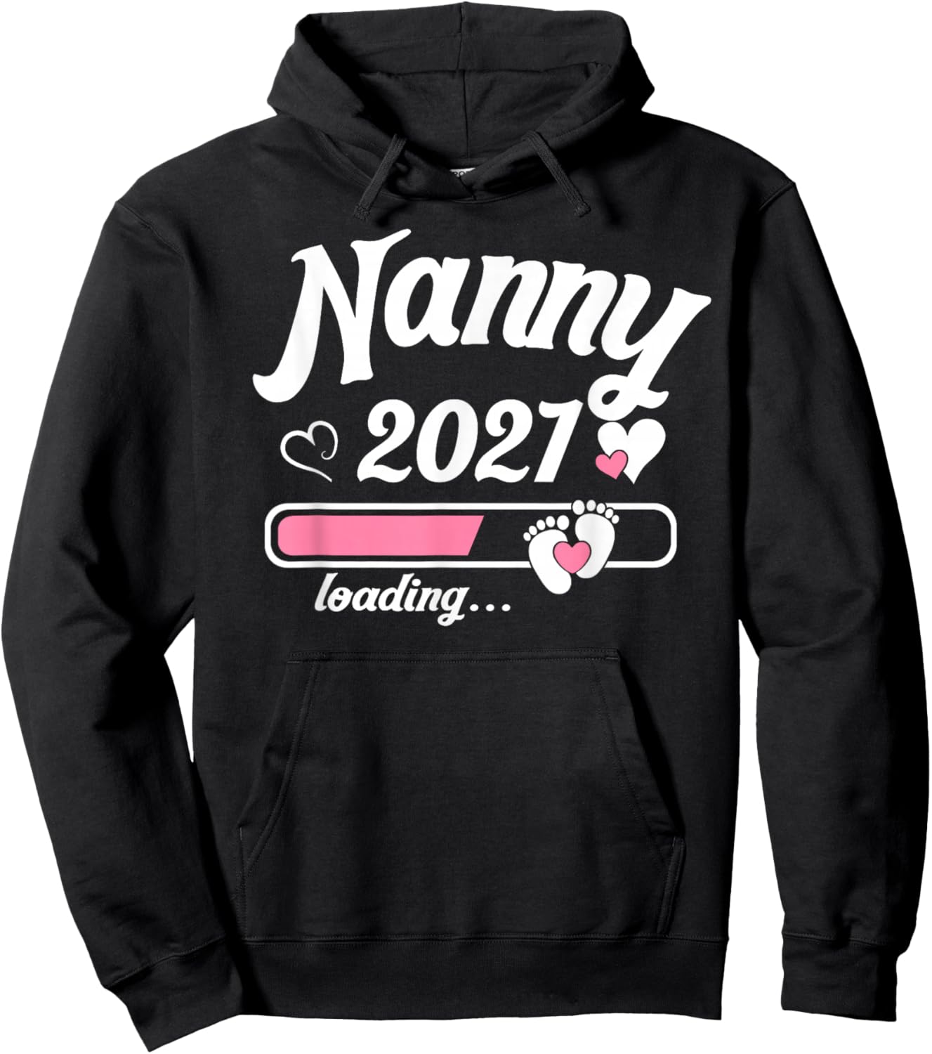 Enceinte mère Nounou est. 2027 Future Maman Hoodie - Hoodie | Black