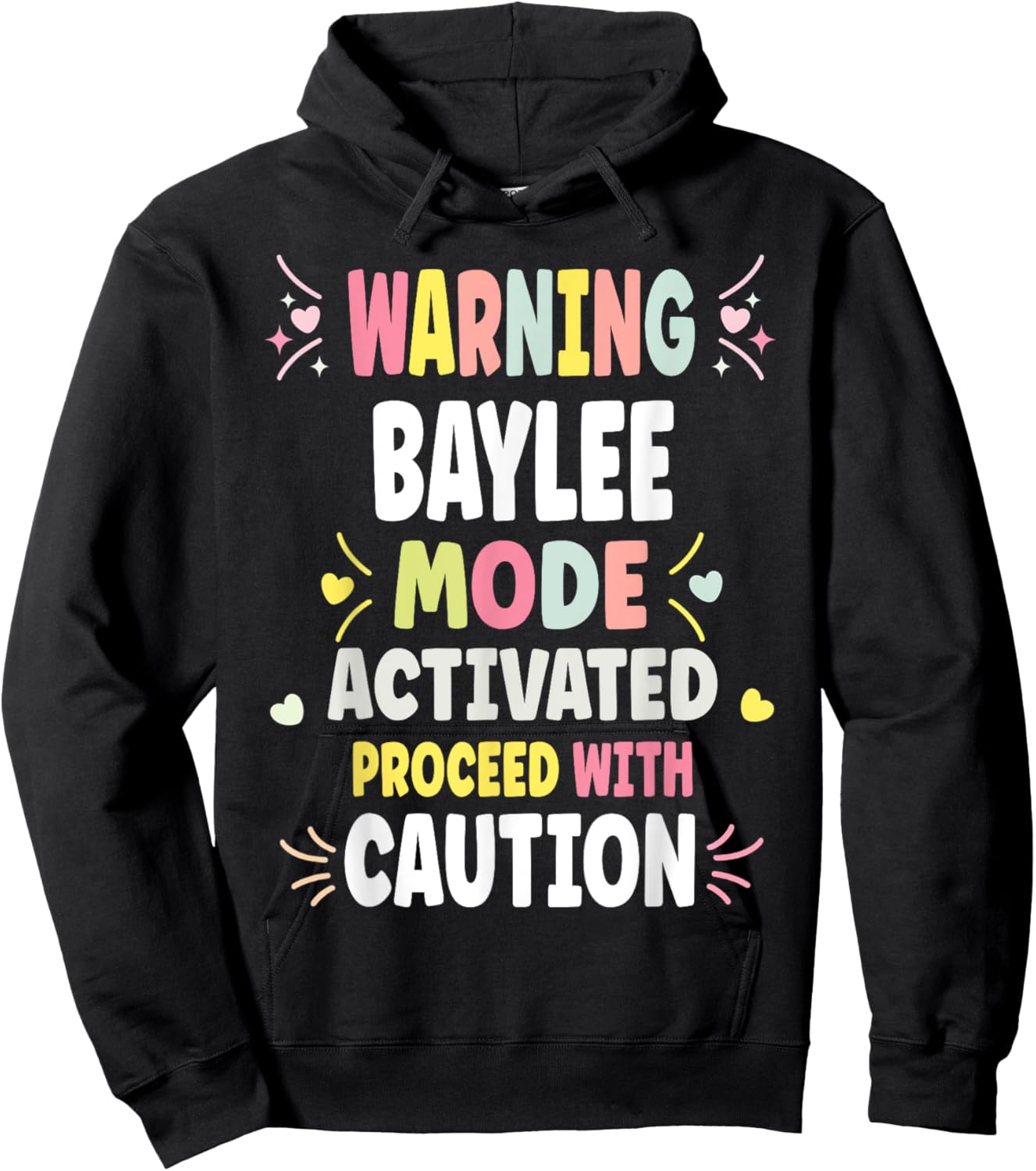 BAYLEE Personalized Women's Gift Custom BAYLEE Hoodie - Hoodie | Black