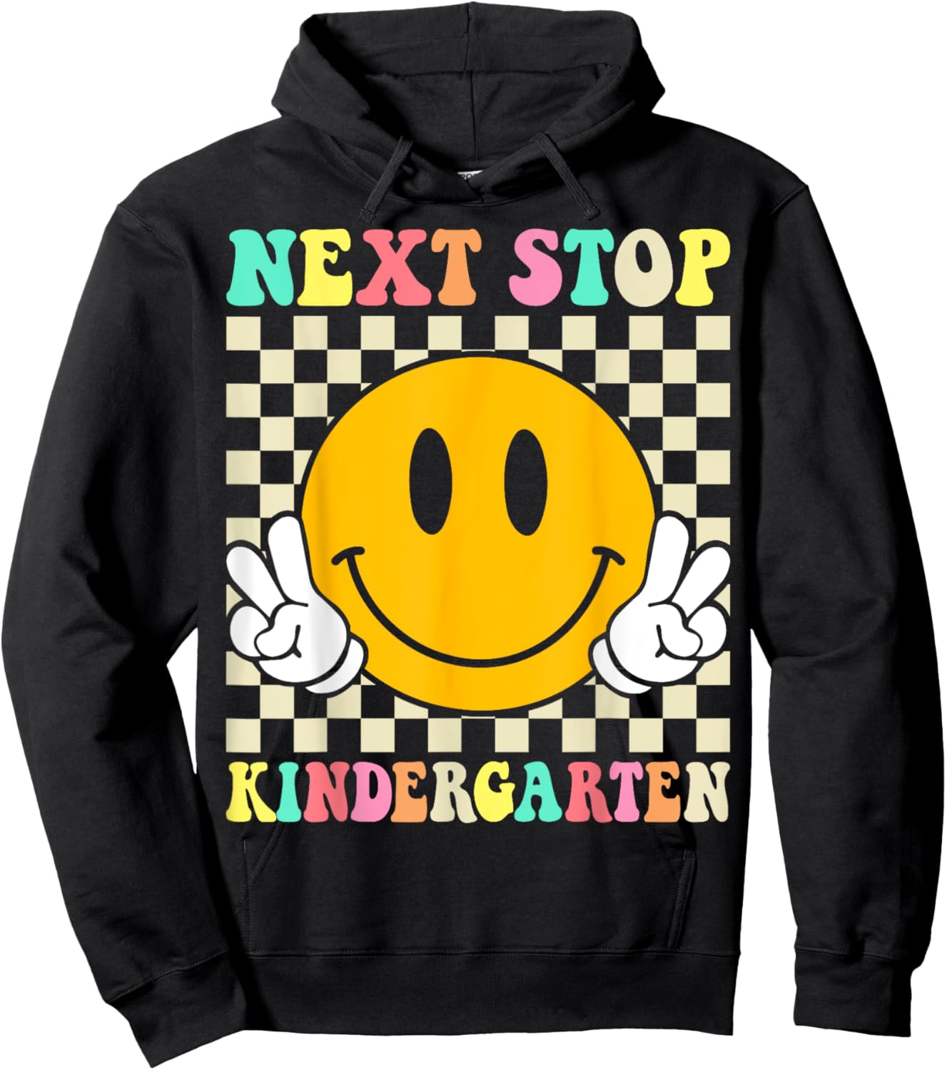 Next Stop Kindergarten Preschool Graduation Graduate 2025 Hoodie - Hoodie | Black
