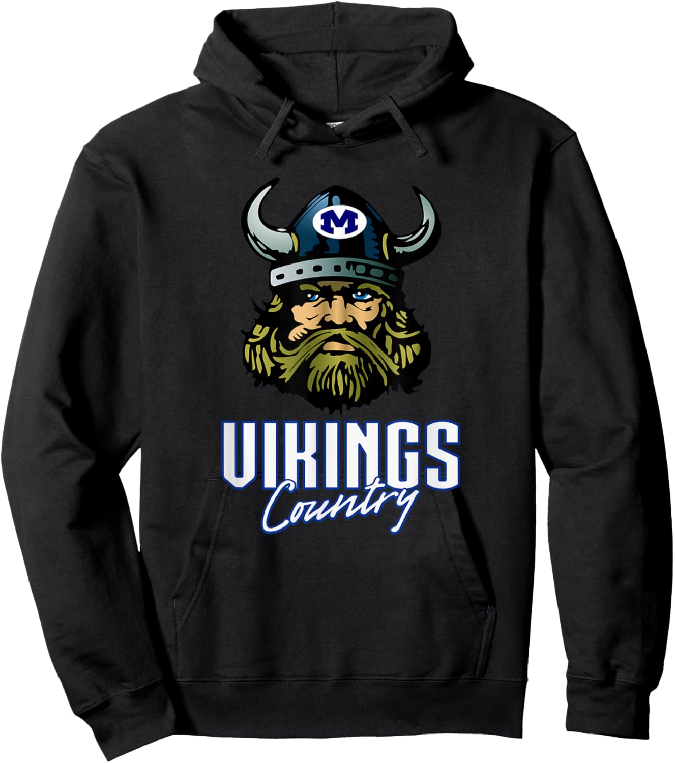 Miamisburg Vikings Logo Country HS Hoodie - Hoodie | Black