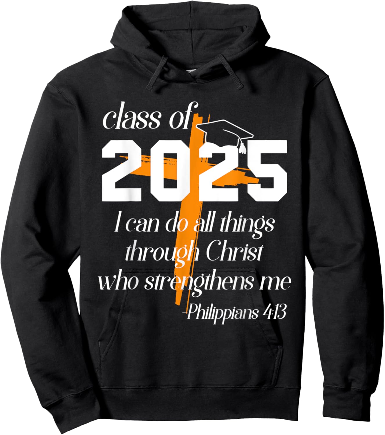 Class of 2025 Christian Graduation Senior Graduate Hoodie - Hoodie | Black