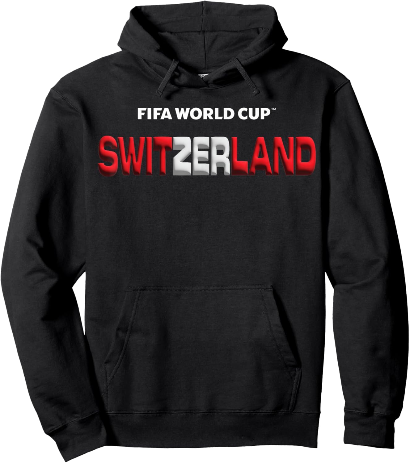 FIFA World CUP26 Switzerland Bubble Color Hoodie - Hoodie | Black
