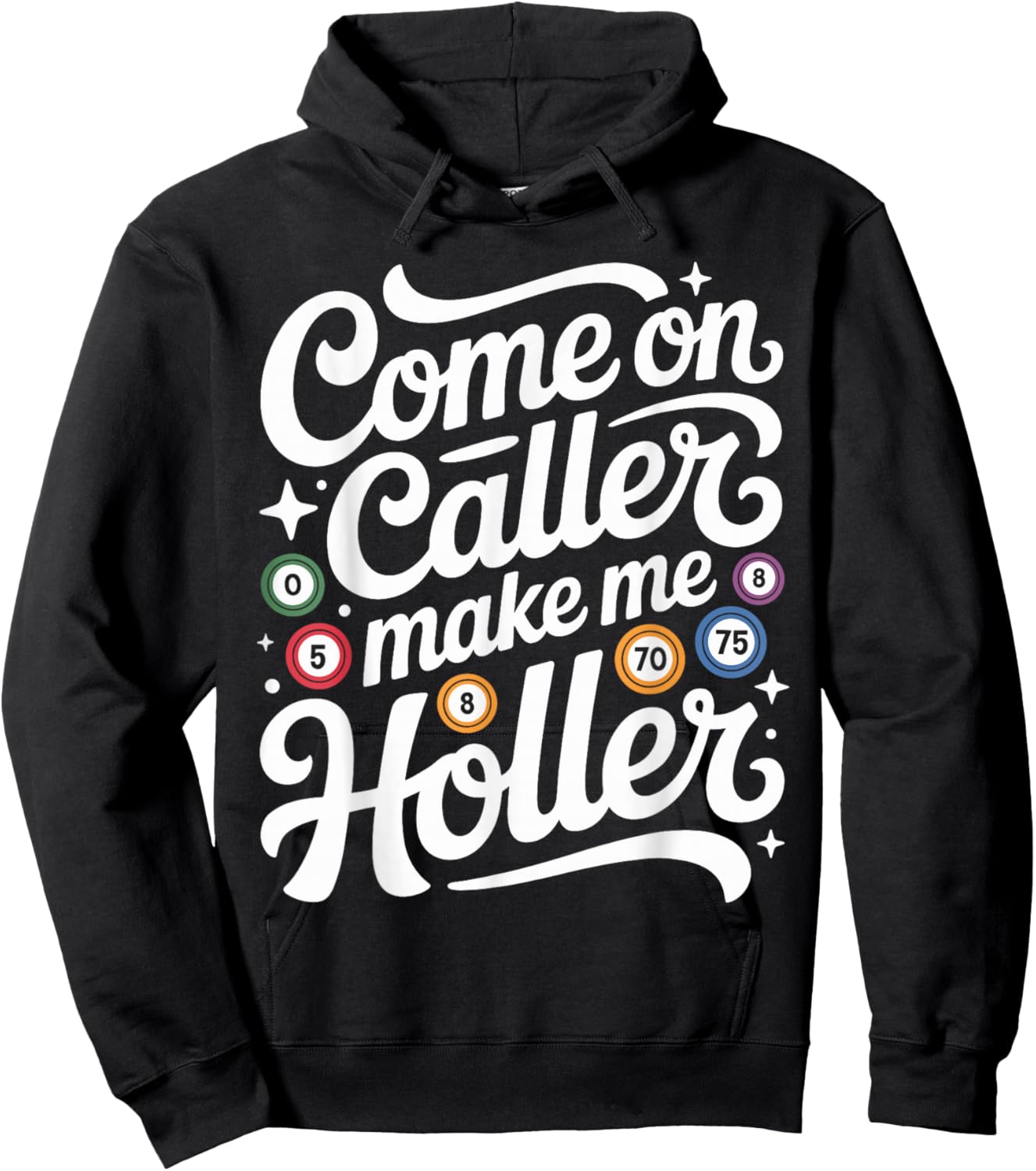 Funny Bingo Caller Hoodie - Hoodie | Black