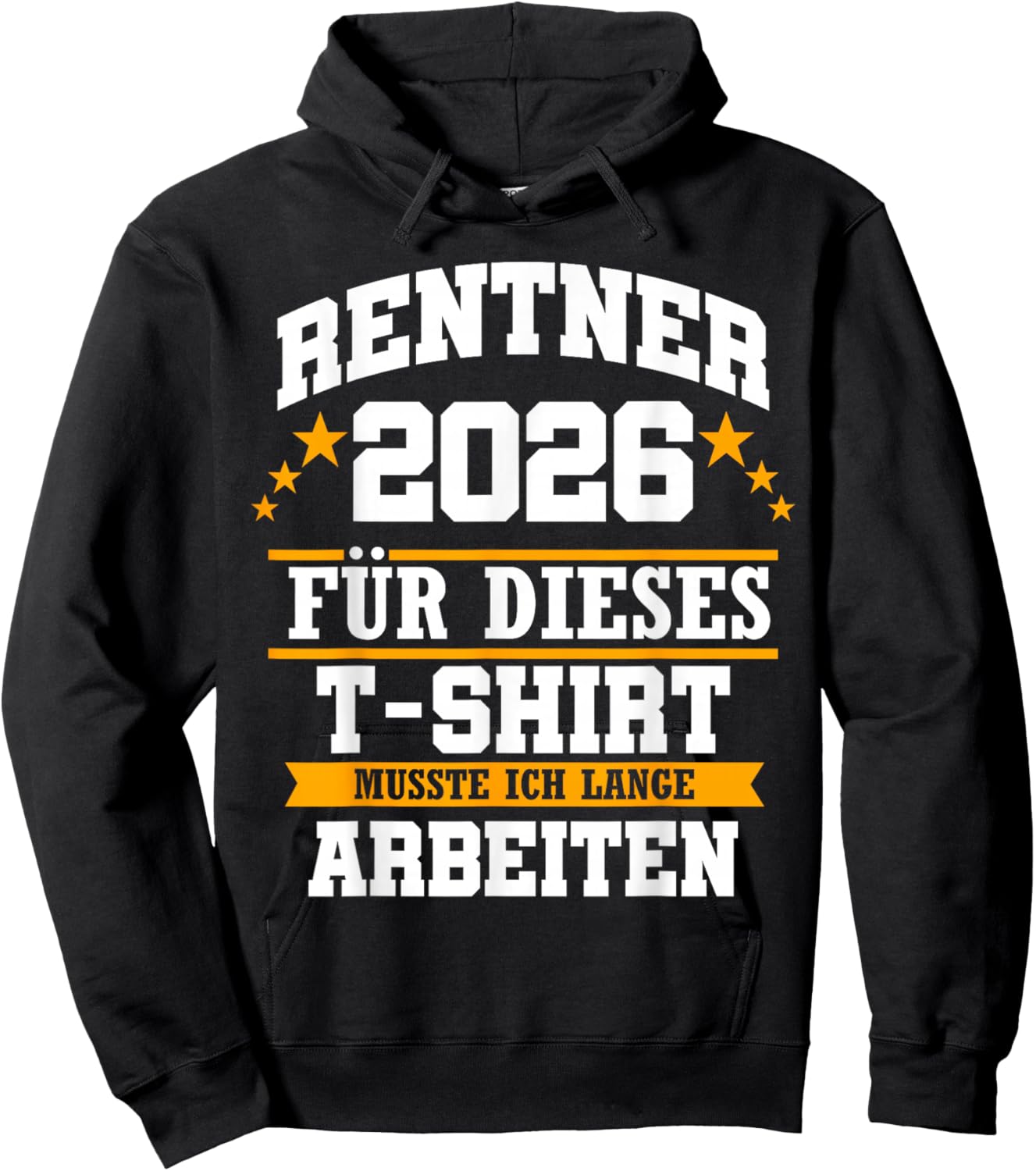 Retirement 2026 Gift - Retirement Pension Retirement Gift Hoodie - Hoodie | Black