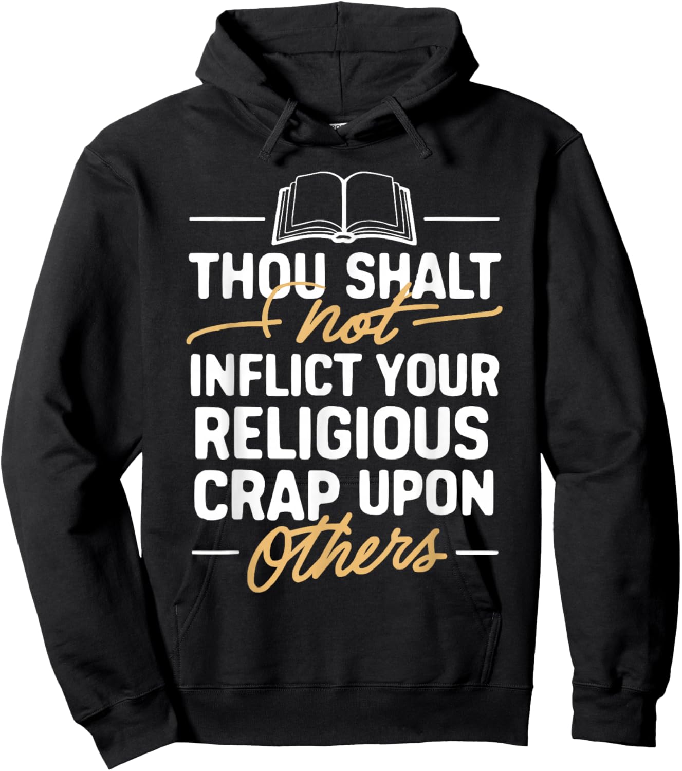 Atheism Anti-Religion Agnostic Freethinker Atheist Hoodie - Hoodie | Black
