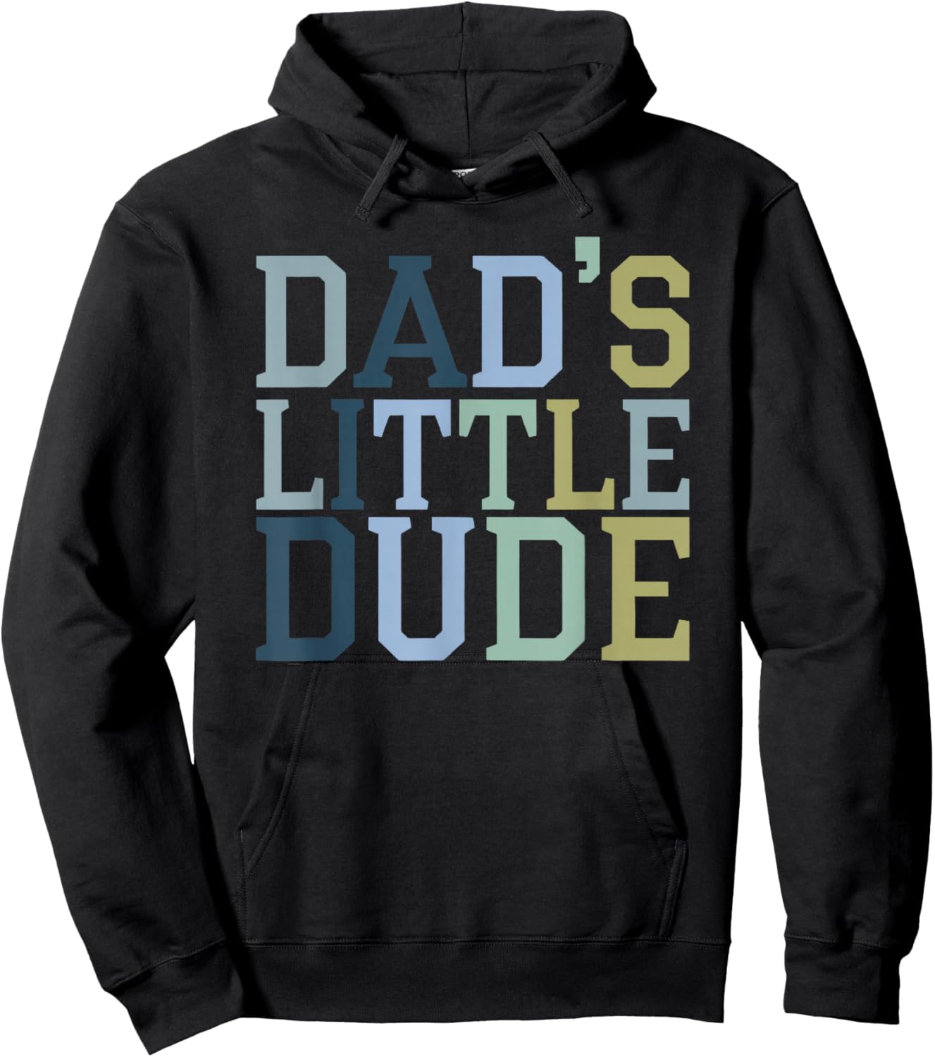 Dad's Little Dude Hoodie - Hoodie | Black