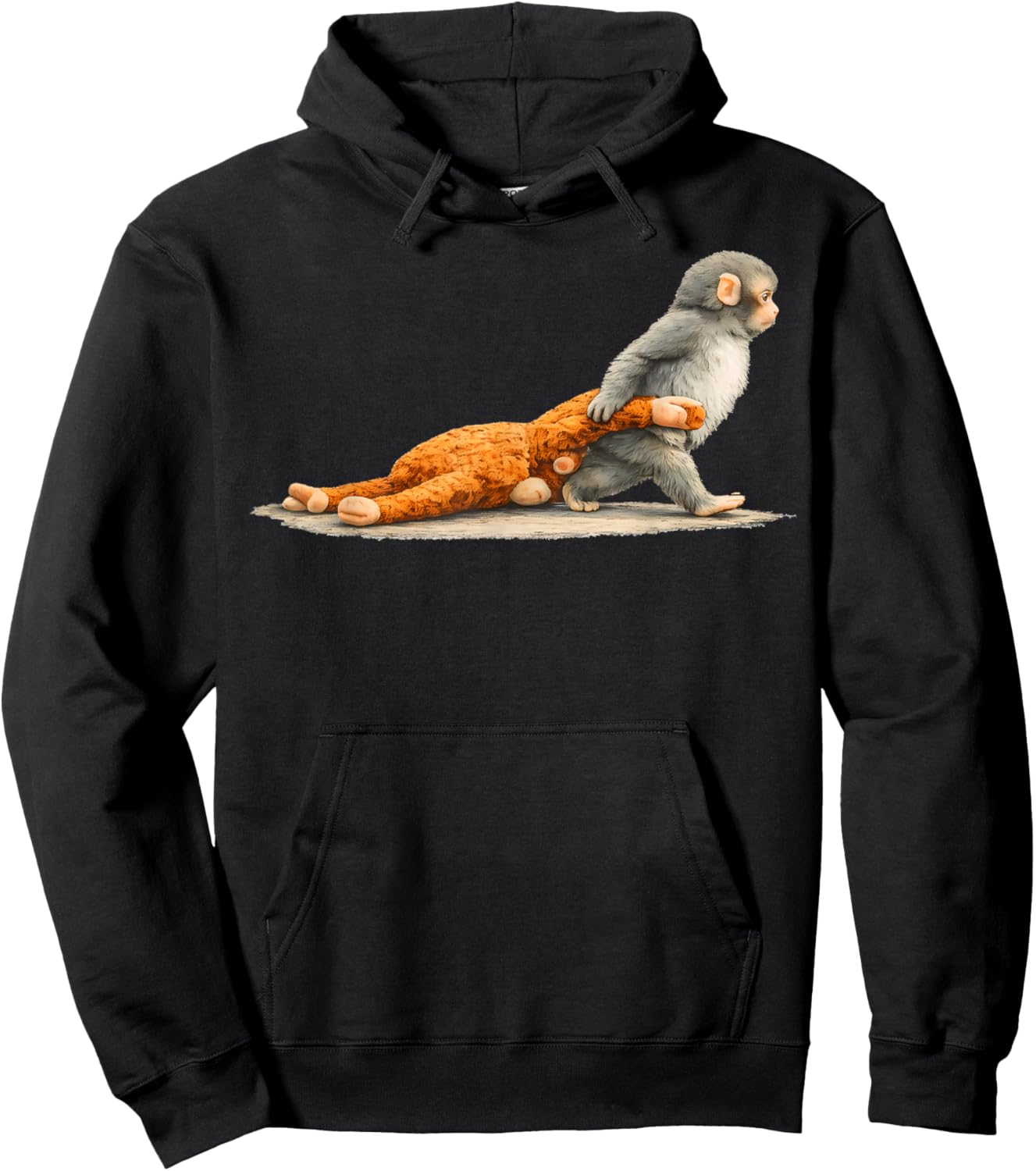 Baby Monkey Punch Hoodie - Hoodie | Black
