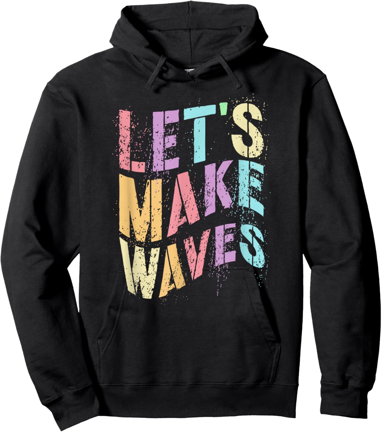 Funny LET’S Make Waves STEM Team Learn Teacher Stud Engineer Hoodie - Hoodie | Black