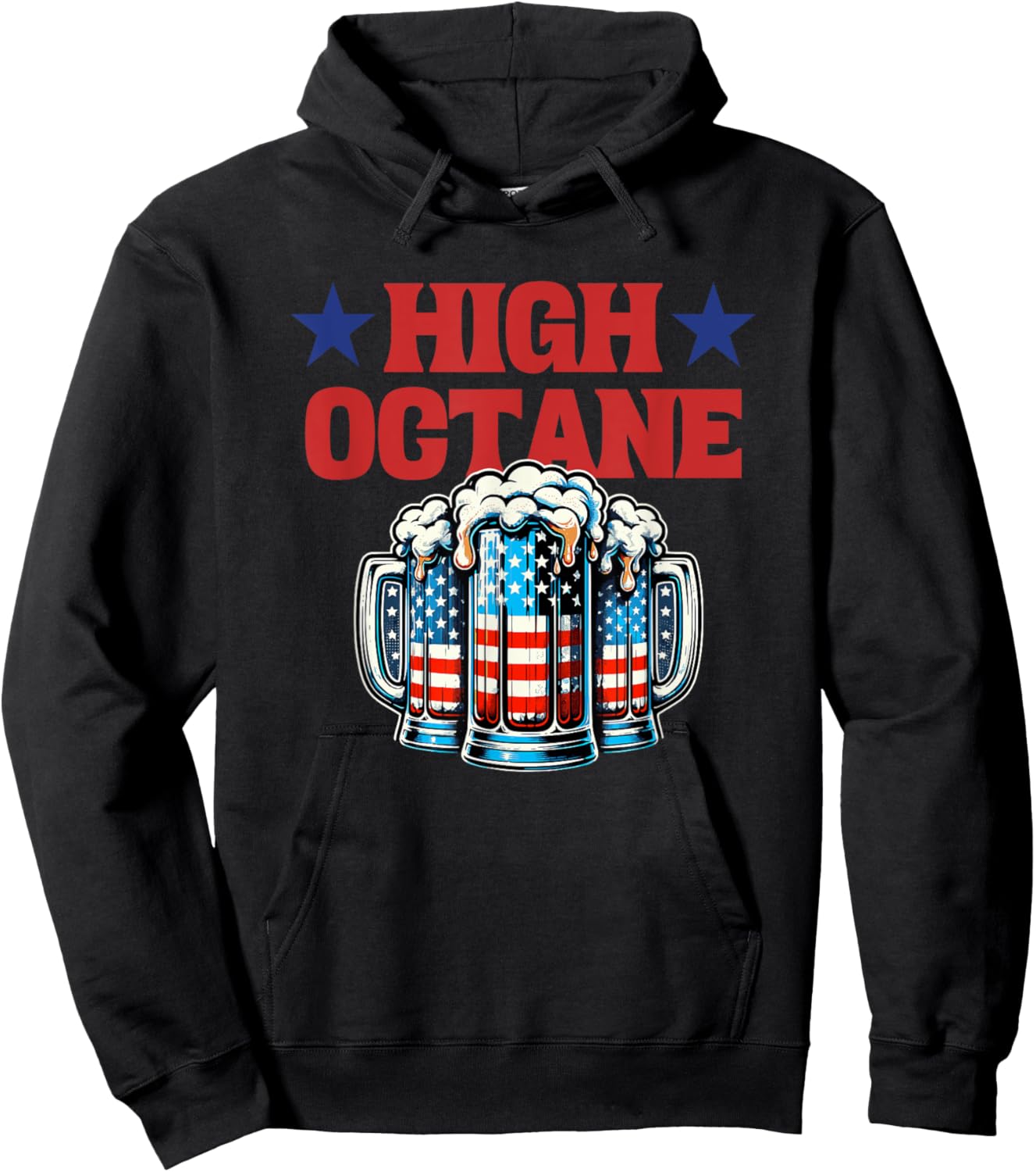 High Octane Beer Drinking Hoodie - Hoodie | Black