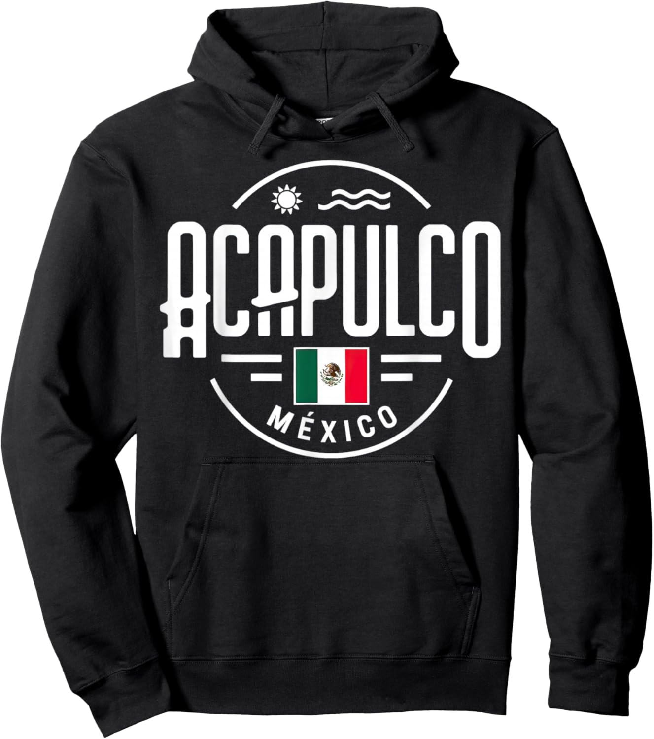 Acapulco México City Mexico Beach Sun Hoodie - Hoodie | Black