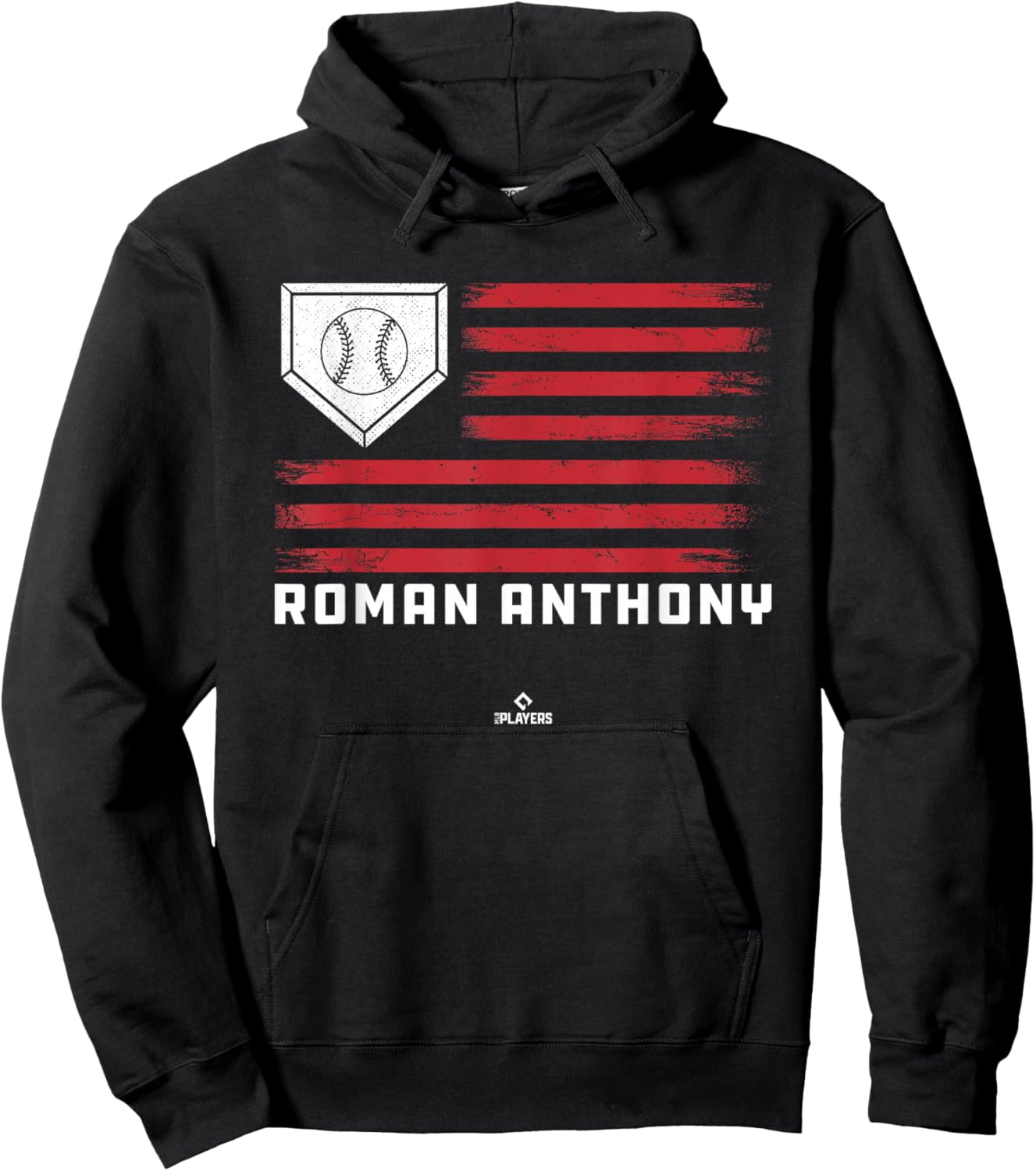 Vintage Flag Gameday Roman Anthony Prospect Baseball Fan Hoodie - Hoodie | Black