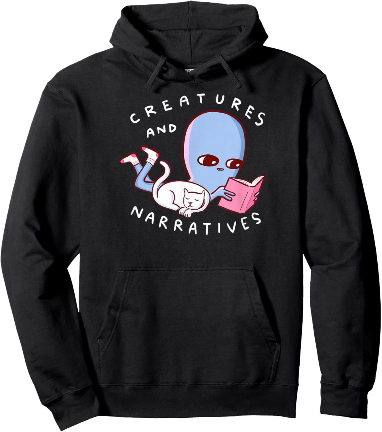 Threadless Nathan W. Pyle Small Comforts Graphic Hoodie - Hoodie | Black