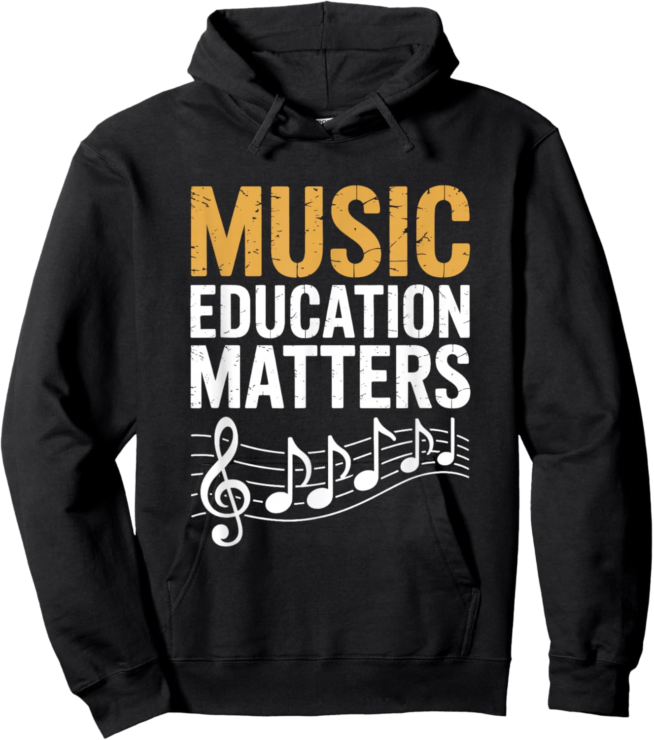 Music Education Matters, Music Teacher Instrument Musician Hoodie - Hoodie | Black