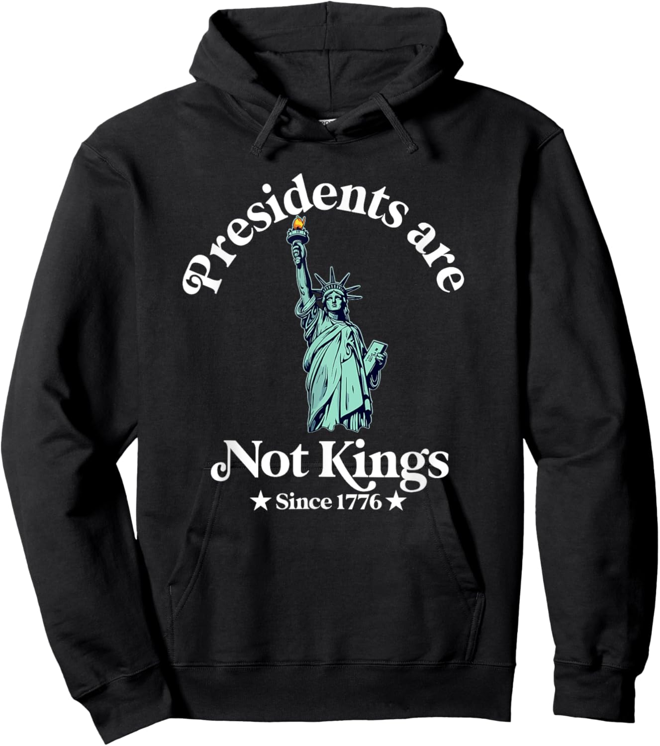 USA Flag Democracy Hoodie - Hoodie | Black
