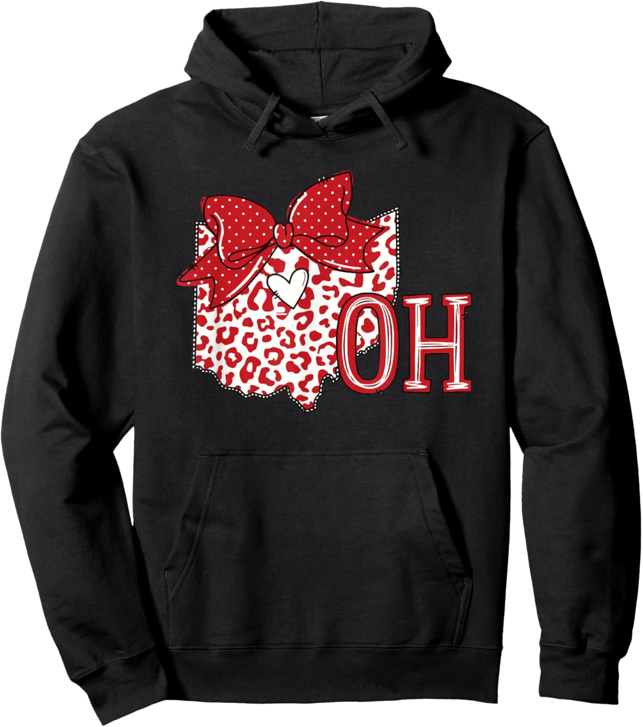 Ohio Women Girls Kids Toddler Sister TN State Pride Hoodie - Hoodie | Black