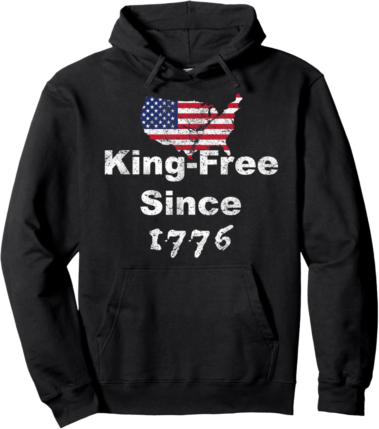 King-Free Since 1776 In The United States Hoodie - Hoodie | Black