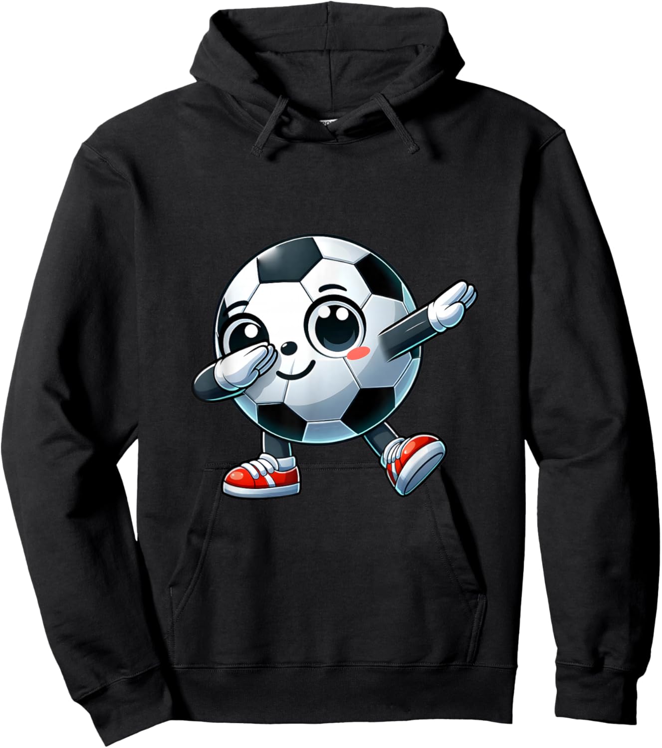 Dabbing Soccer Player Lover Cute Toddler Kids Boys Dab Dance Hoodie - Hoodie | Black