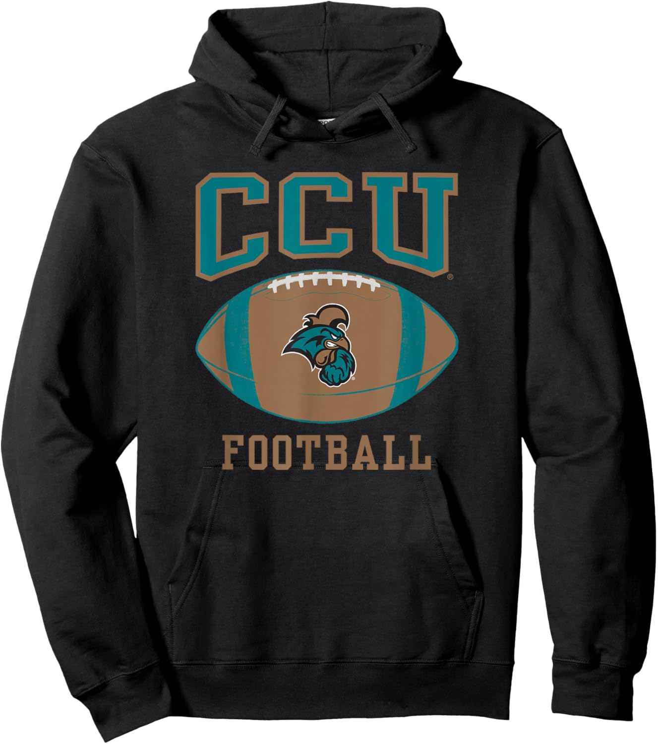 Coastal Carolina University CCU Football Hoodie - Hoodie | Black