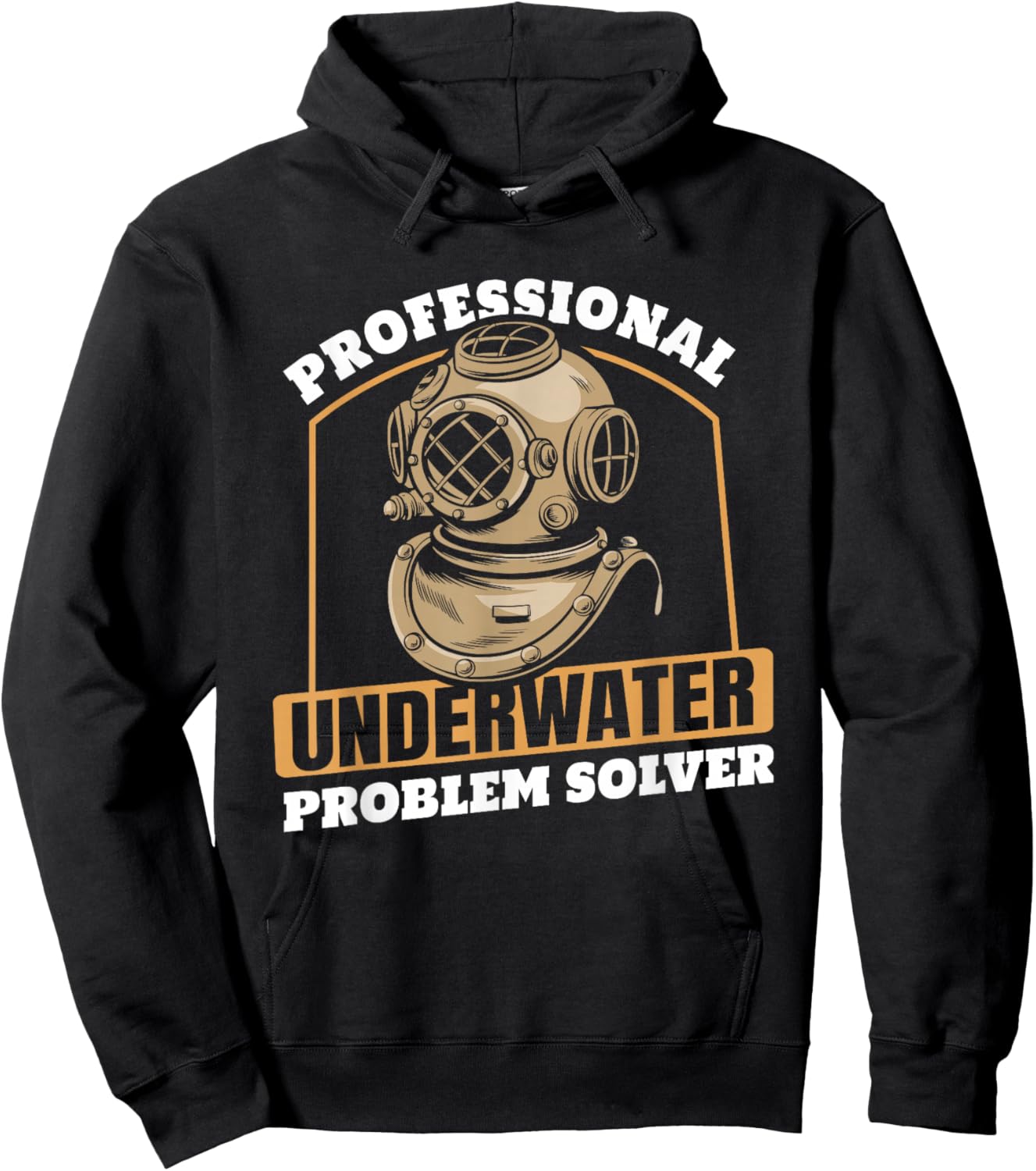 Marine Construction Underwater Welding - Commercial Diver Hoodie - Hoodie | Black