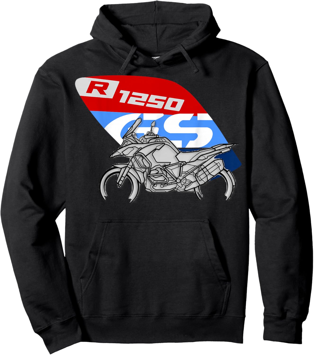 R 1250 GS Adventure Bike Motorcycle Hoodie - Hoodie | Black