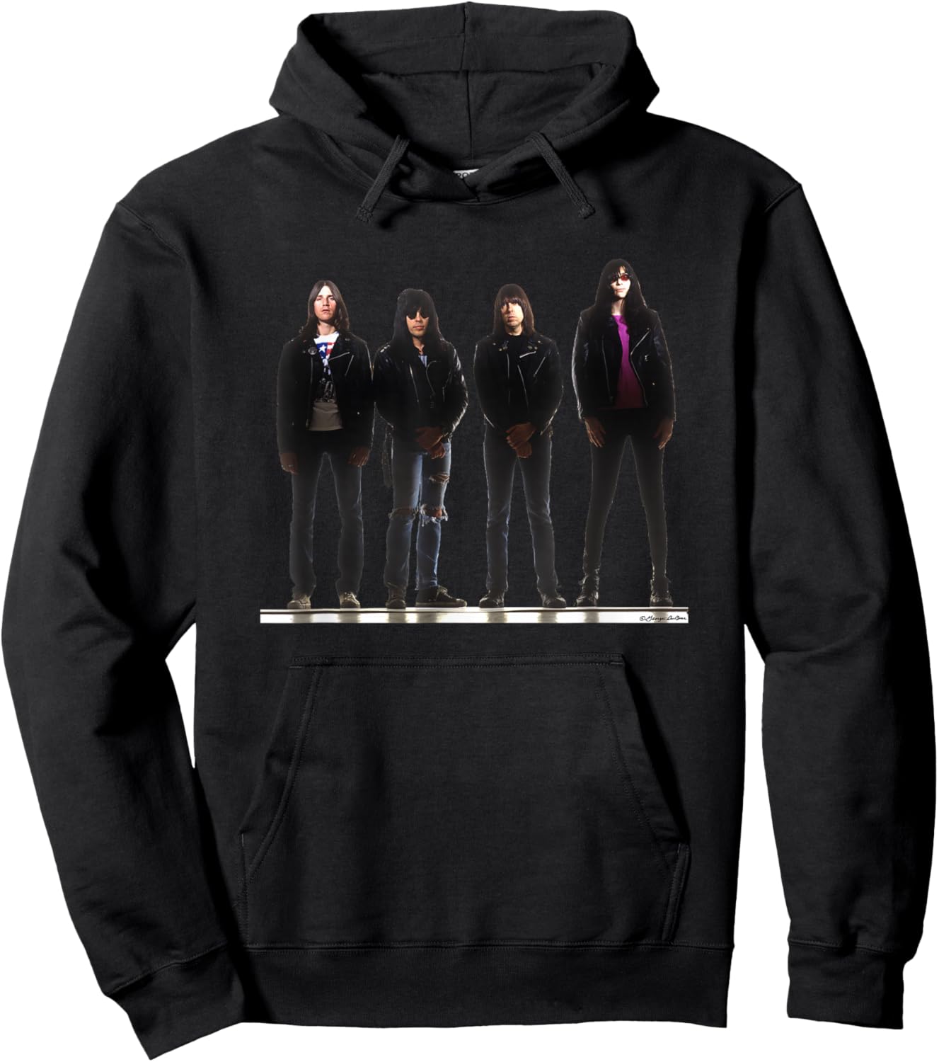 The Ramones Mondo Bizarro Photo by George DuBose Hoodie - Hoodie | Black