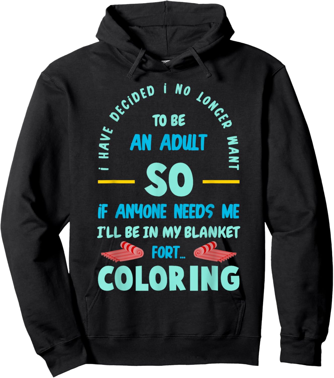 I have decided I no longer wants to be an Adult Hoodie - Hoodie | Black