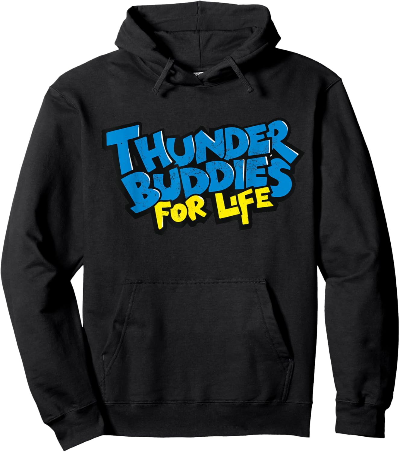 Thunder Buddies For Life Graffiti Style Hoodie - Hoodie | Black