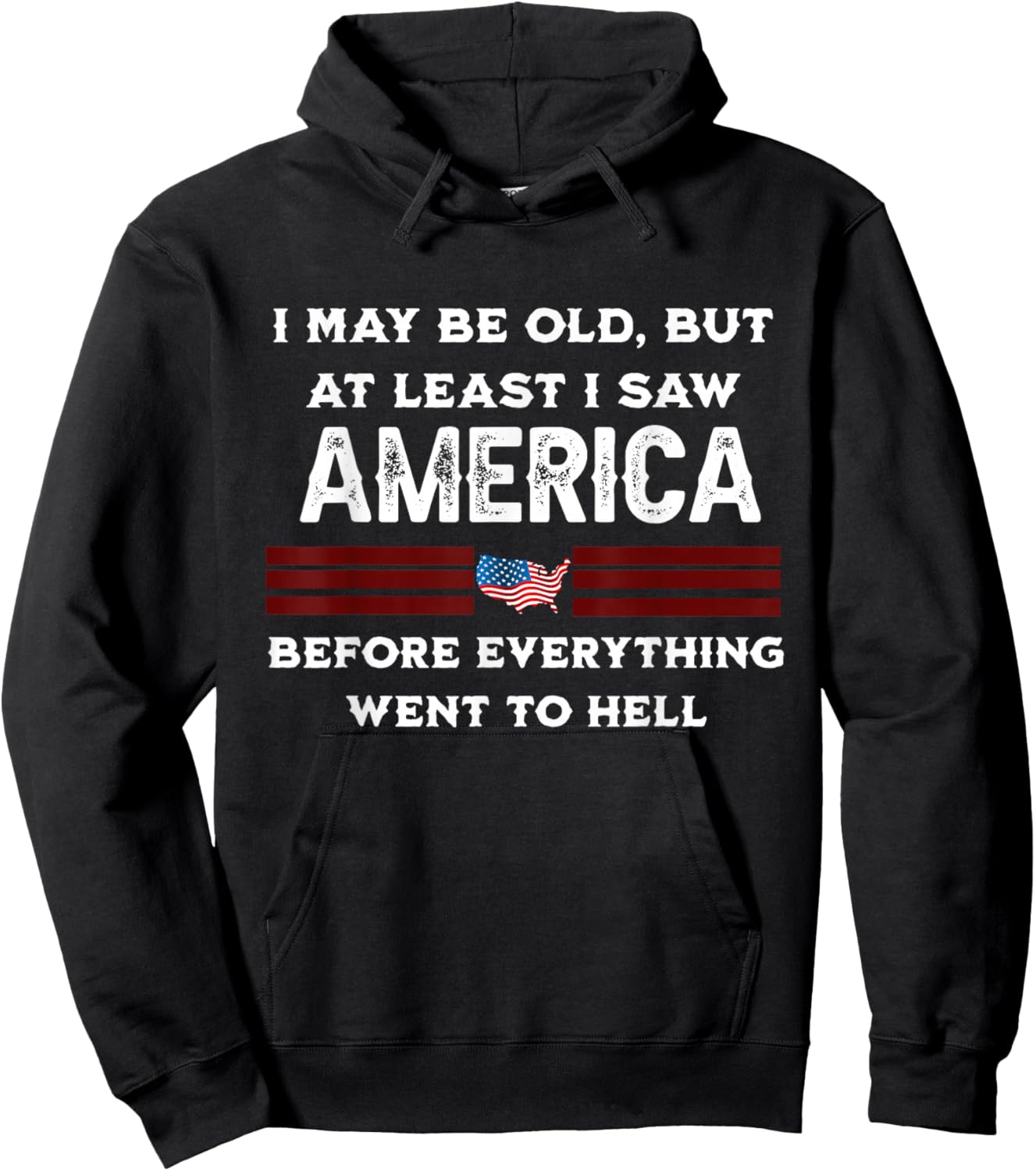 I May Be Old, But ... Funny Hoodie - Hoodie | Black