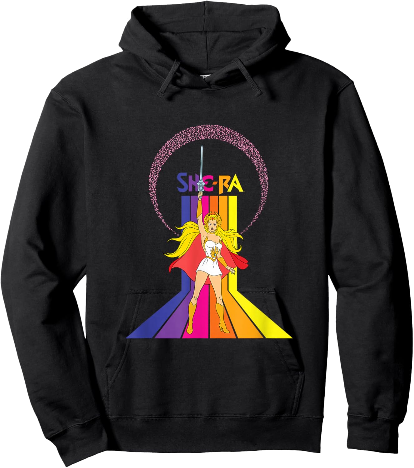 Masters of The Universe She-Ra Rainbow Hoodie - Hoodie | Black
