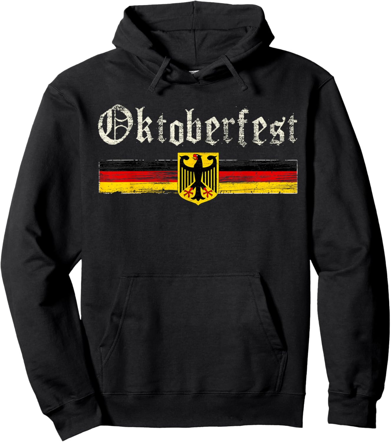 Vintage Oktoberfest Octoberfest German Drinking Festival Hoodie - Hoodie | Black