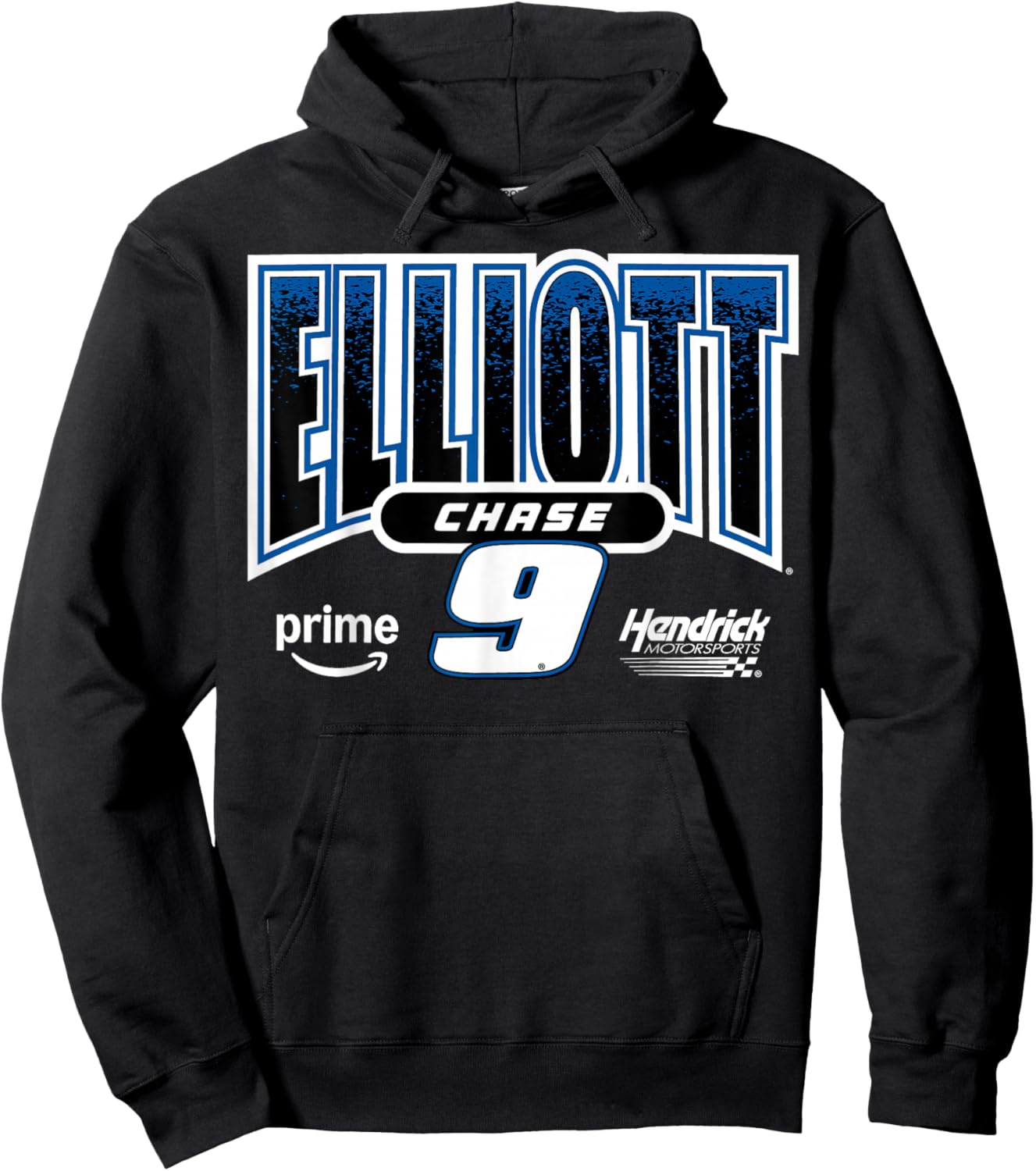 NASCAR - Chase Elliott #9 Prime - Hendrick Motorsports Hoodie - Hoodie | Black