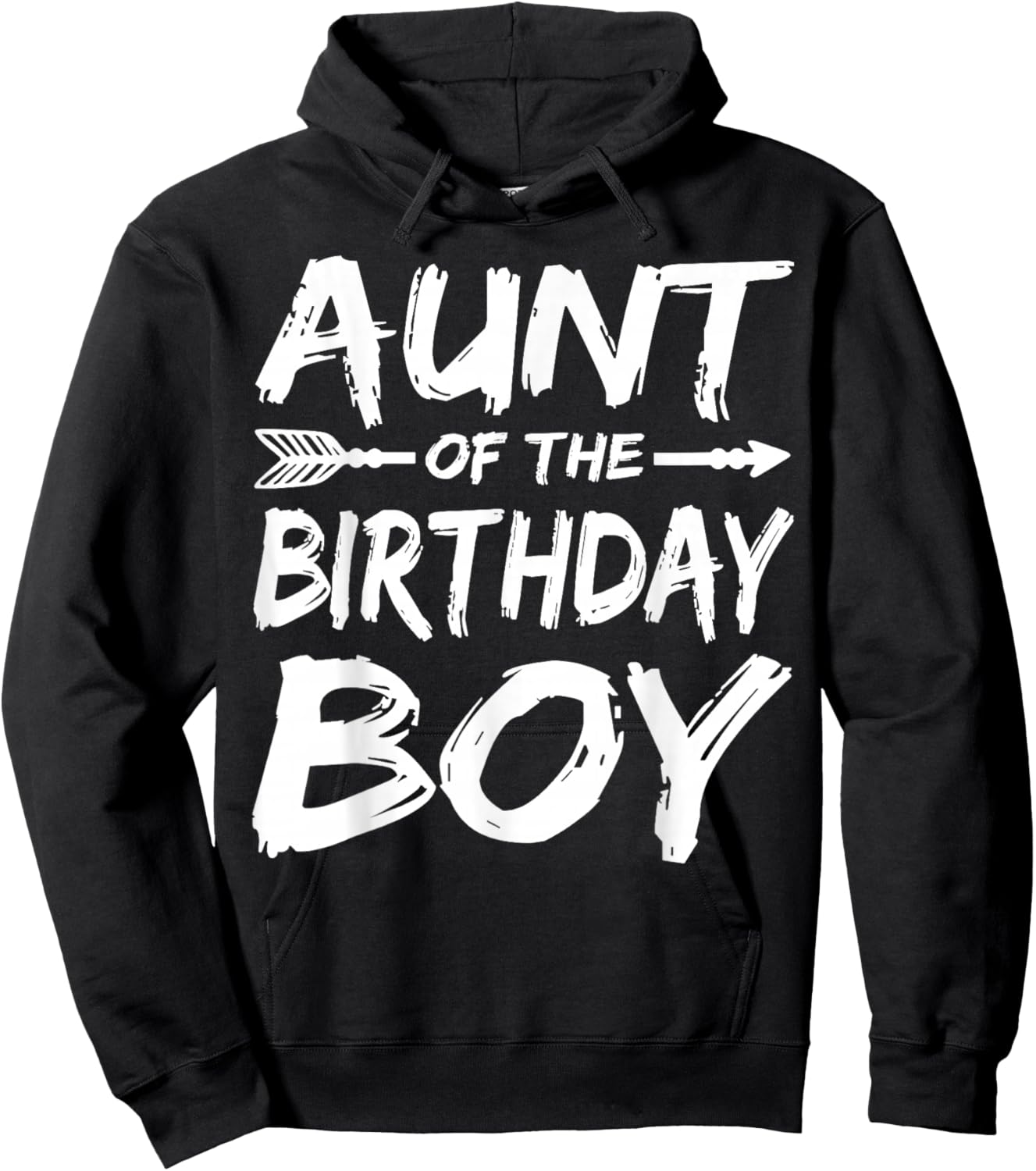 Aunt of The Birthday boy Family Matching Party Hoodie - Hoodie | Black