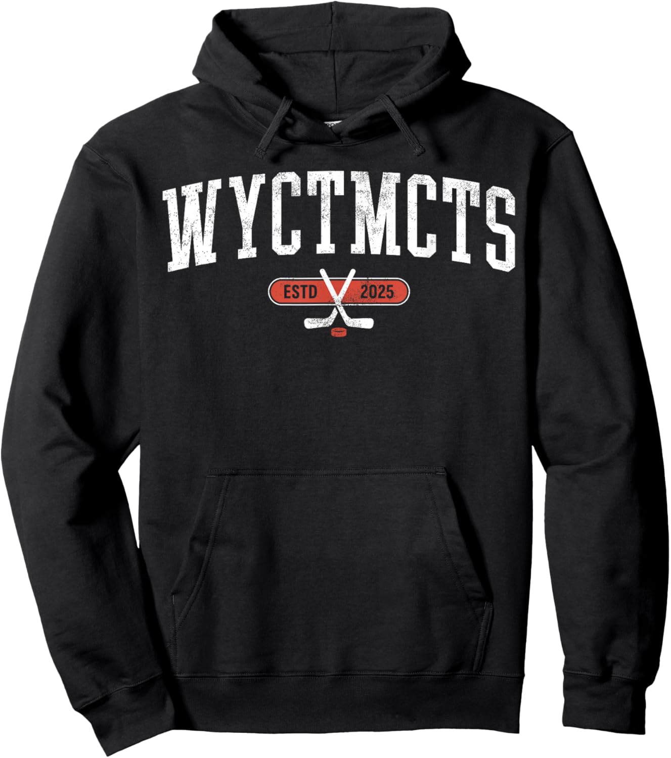 WYCTMCTS Short Sleeve Athletic Hoodie - Hoodie | Black