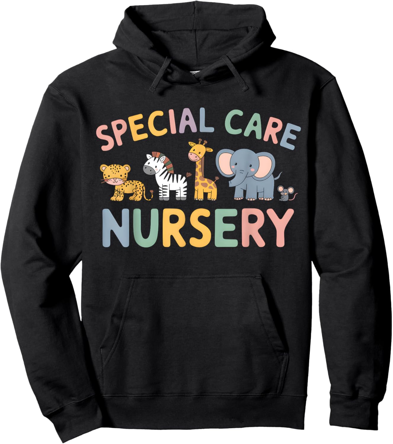 Special Care Nursery NICU Pediatric Nurse Appreciation Hoodie - Hoodie | Black