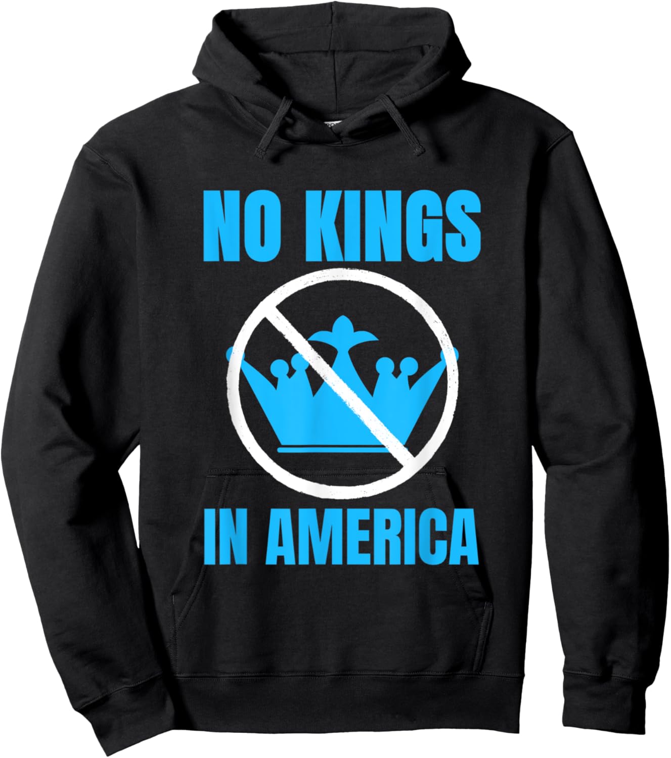 No Kings In America Democracy Court Ruling Saying Hoodie - Hoodie | Black