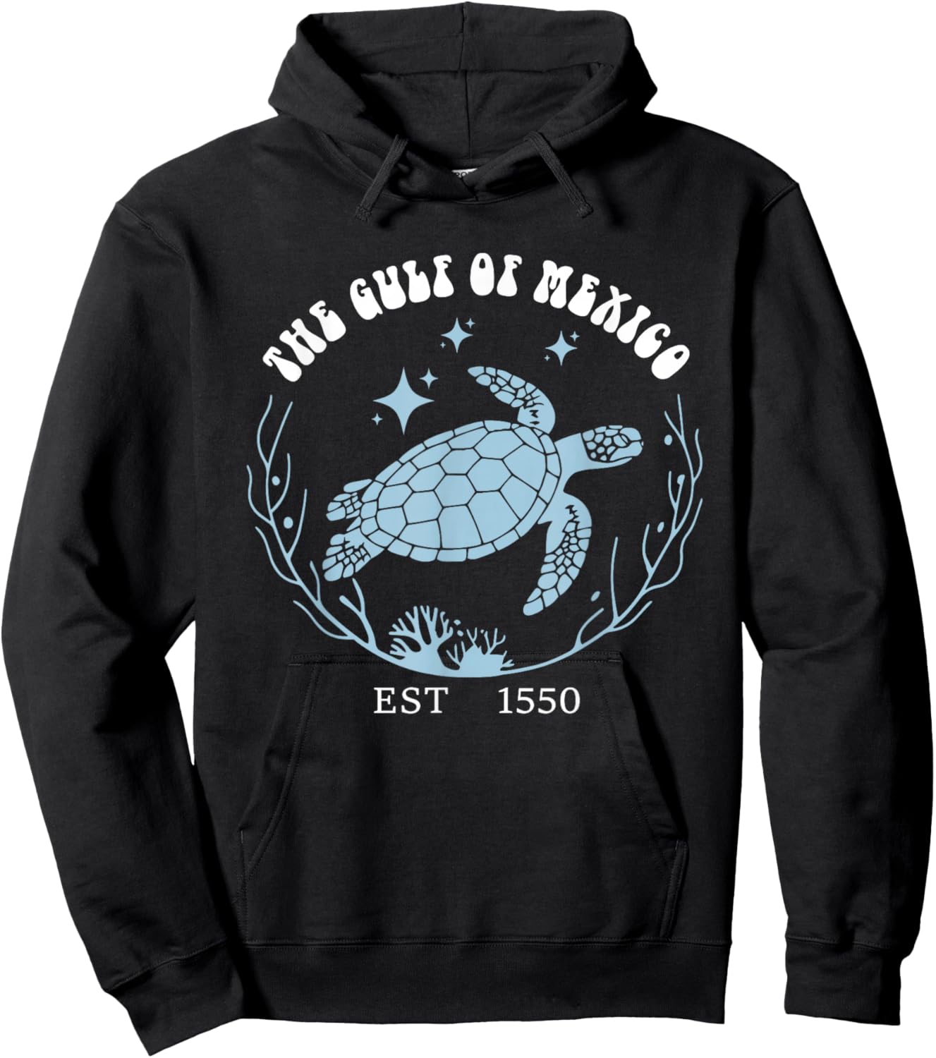 Gulf of Mexico Turtle Hoodie - Hoodie | Black