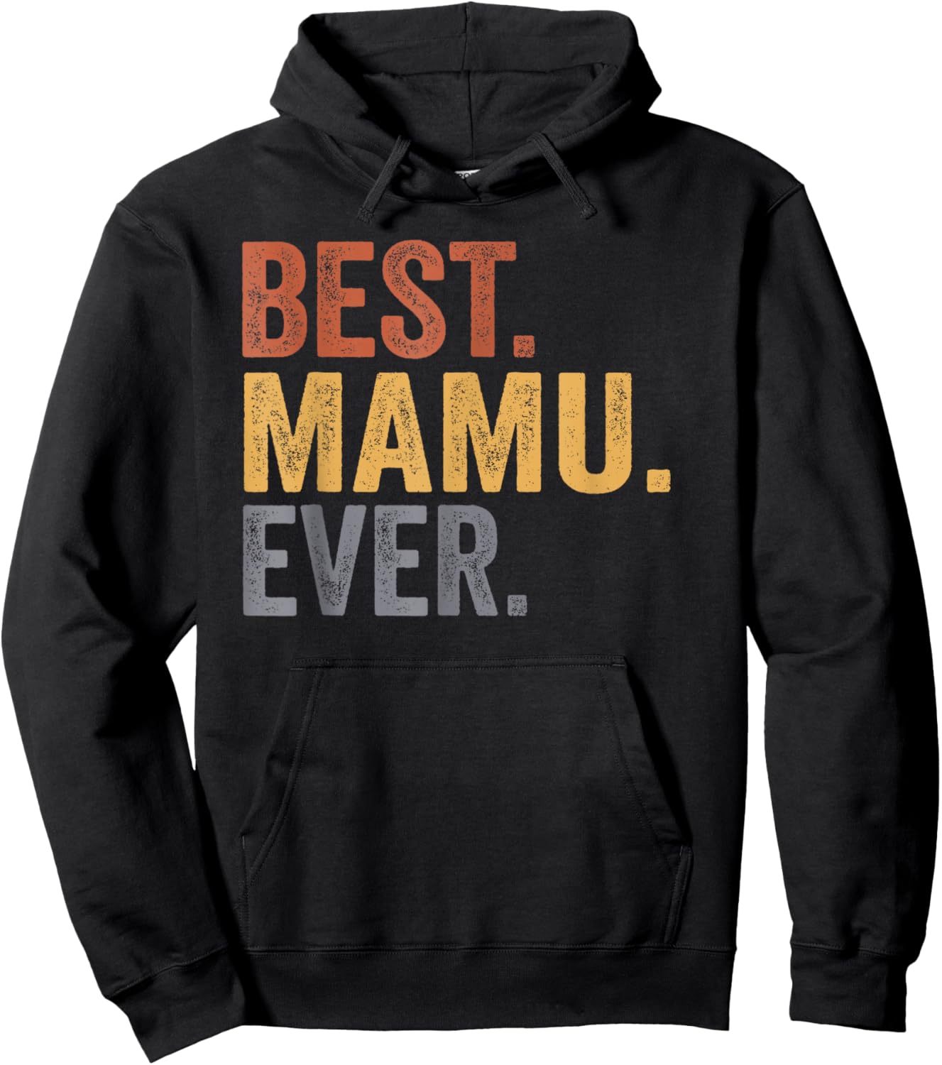 Best Mamu Ever From Niece Uncle Father's Day Hoodie - Hoodie | Black