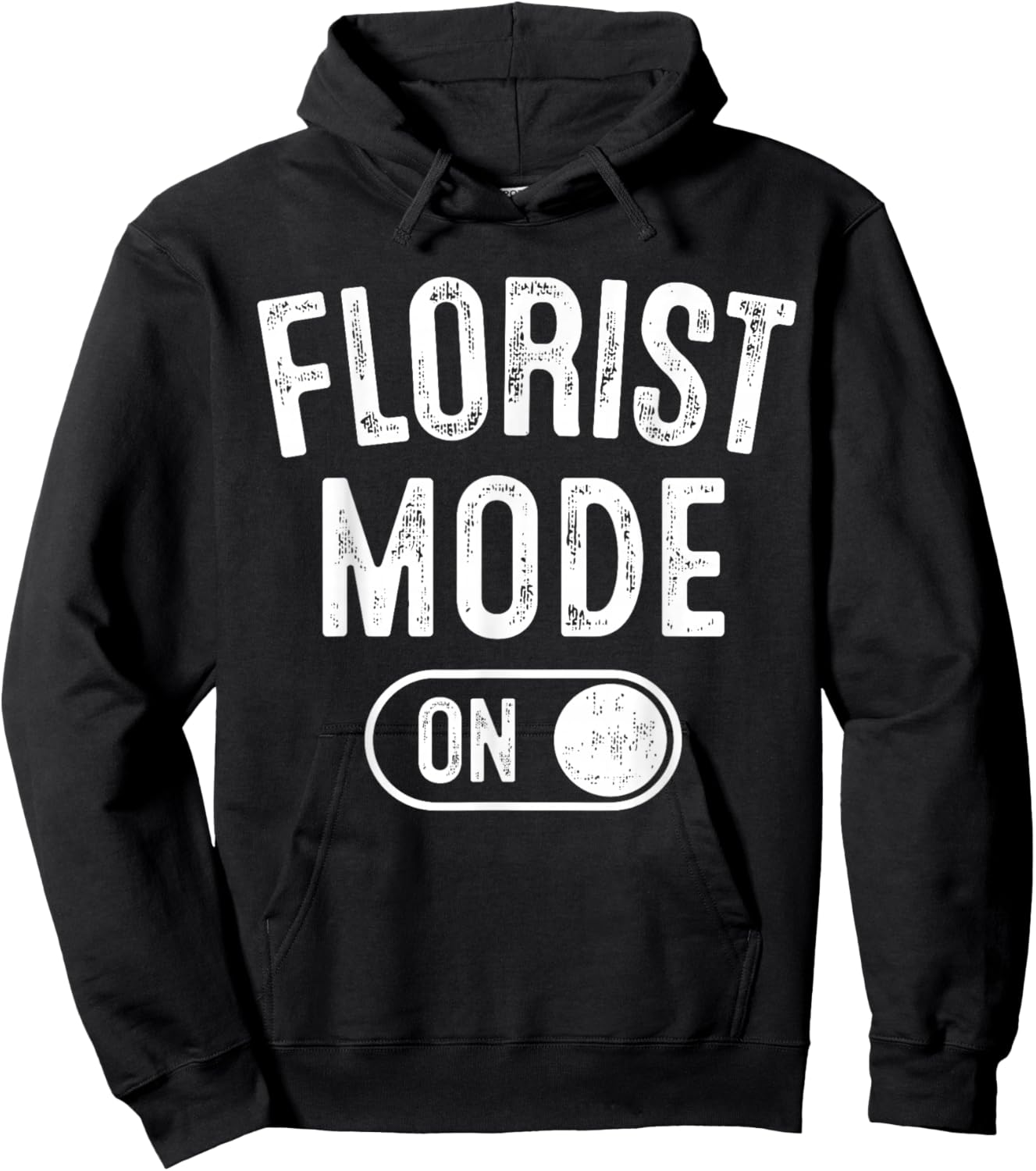 Florist Mode On Funny Flowers Artist Gift Plant Specialist Hoodie - Hoodie | Black