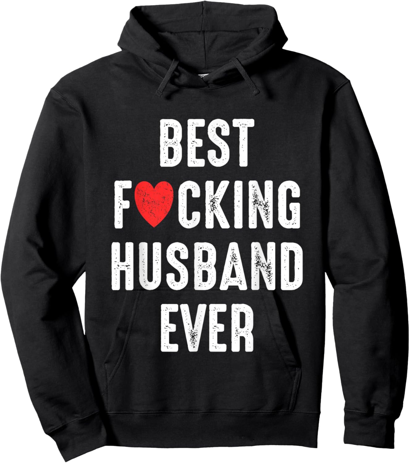Best F-cking Husband Ever Funny Couples Birthday Married Men Hoodie - Hoodie | Black