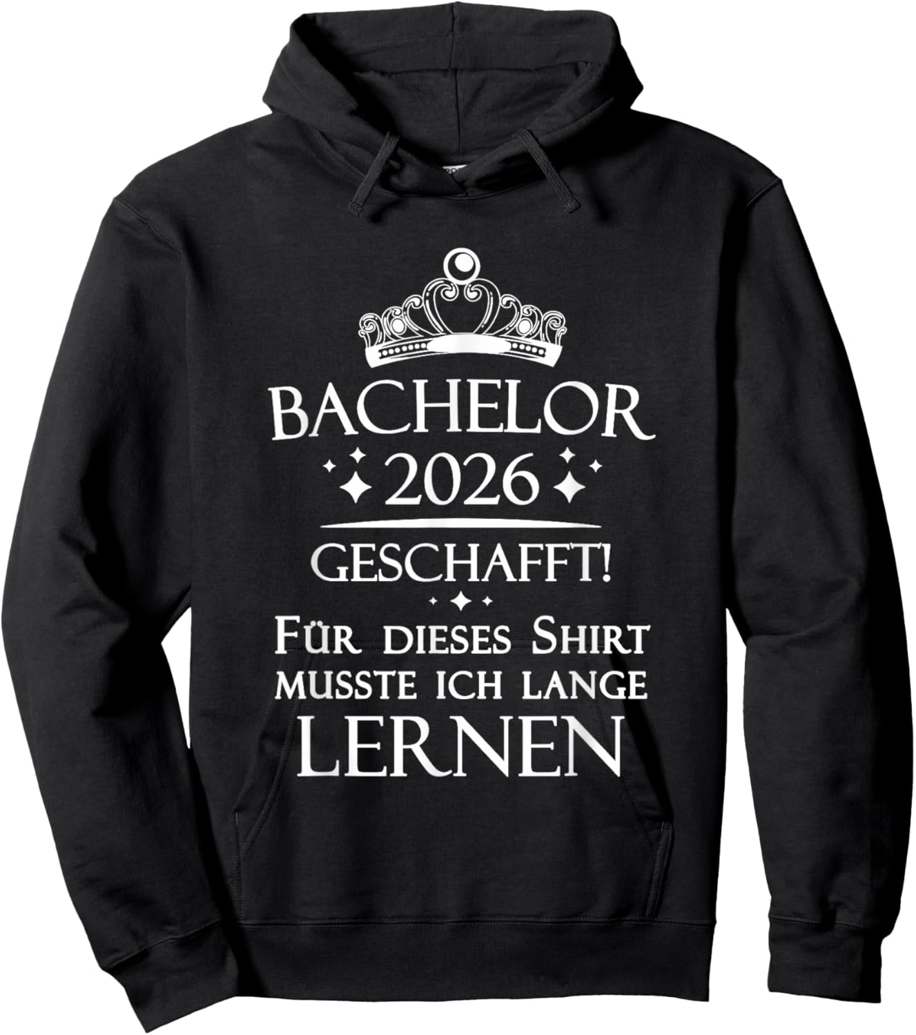 Bachelor Abschluss 2026 Hoodie - Hoodie | Black