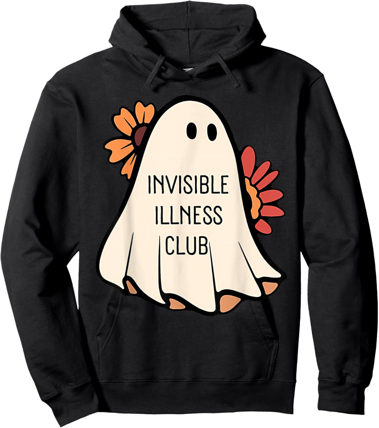 INVISIBLE ILLNESS CLUB Funny design Hoodie - Hoodie | Black