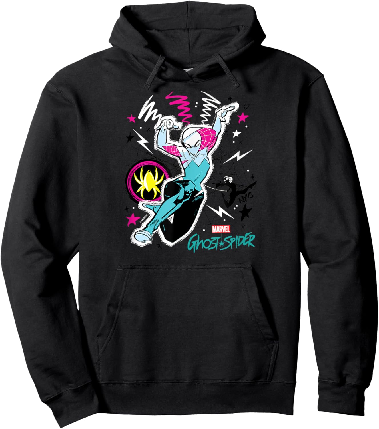 Ghost Spider - Sketchy Hoodie - Hoodie | Black