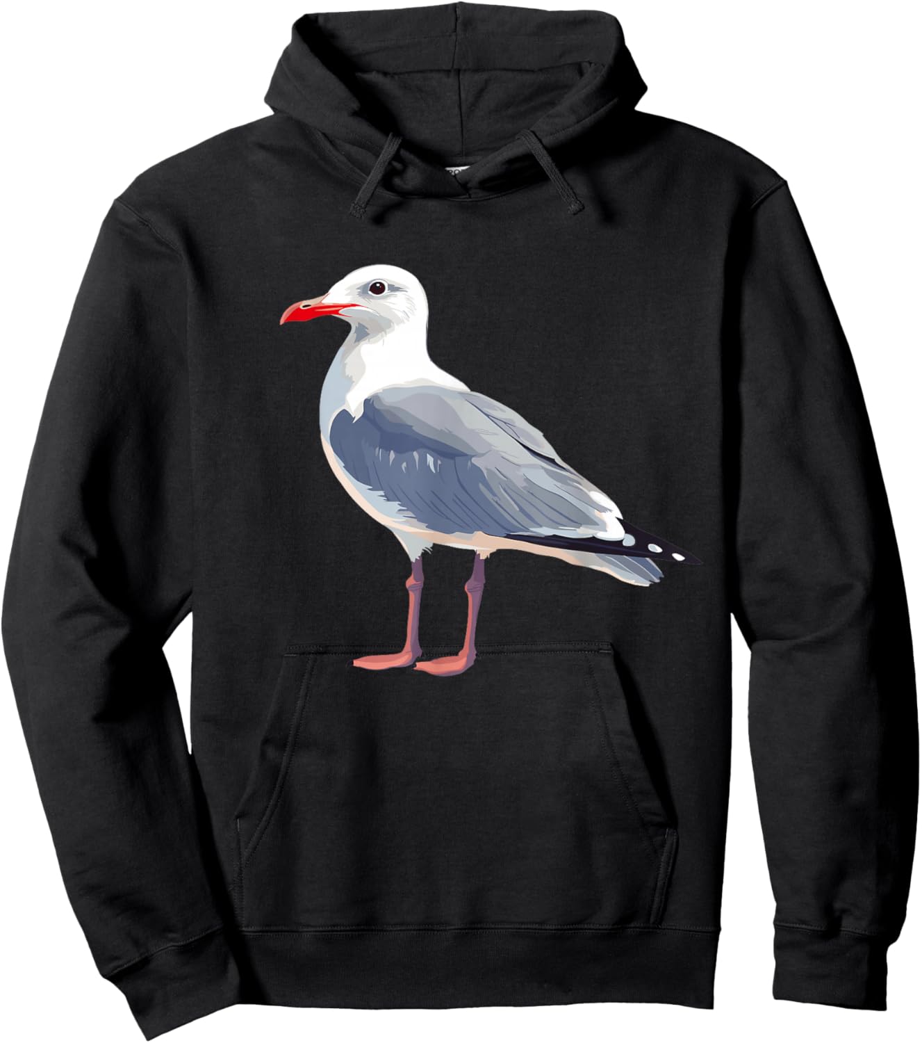 Seagull Hoodie - Hoodie | Black