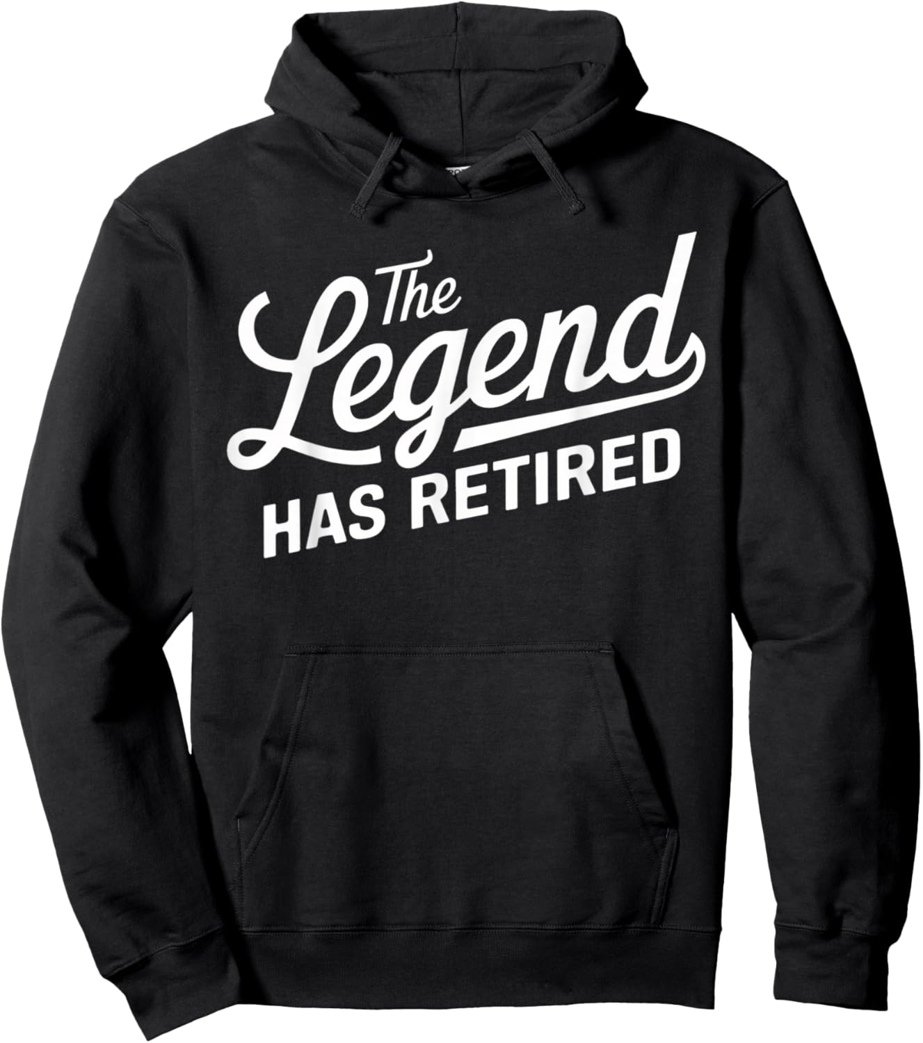 Funny Retirement Women The Legend Has Retired Hoodie - Hoodie | Black