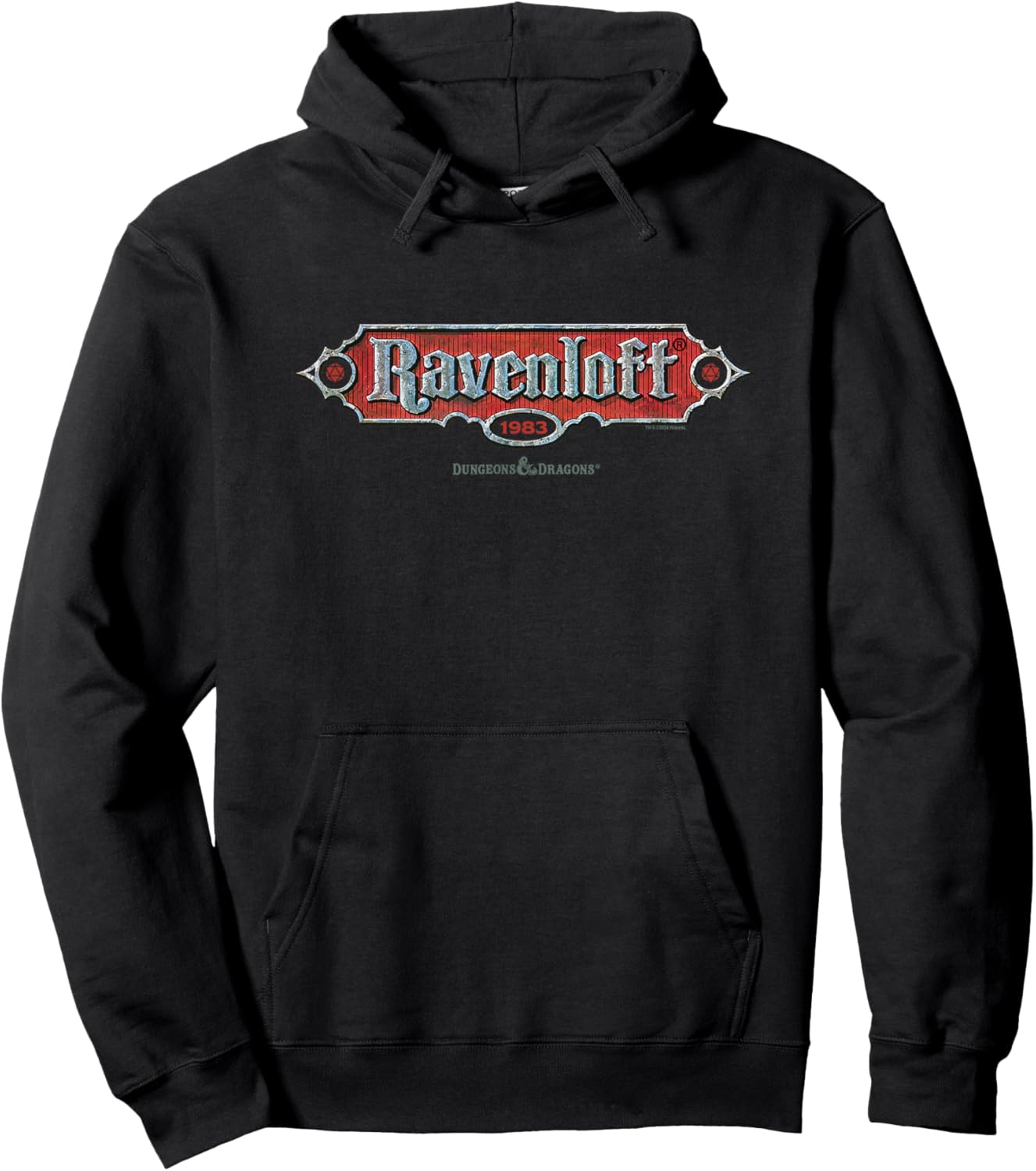 Dungeons & Dragons Retro Ravenloft Hoodie - Hoodie | Black